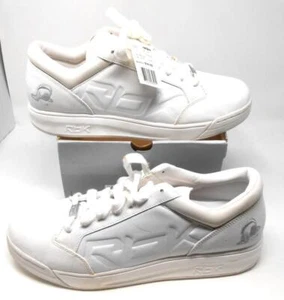 Neu Vintage Reebok DJ weiß Leder Schuhe Größe 13 Retro S233 - Bild 1 von 6