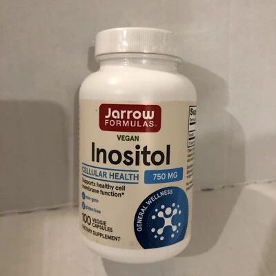 Vegan Inositol 750 mg, 100 Veggie Capsules - Image 1 of 2