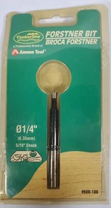 Amana Timberline HSS 1/4" Forstner Bit 5/16" Shank - Picture 1 of 2