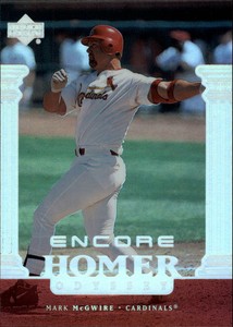 1999 (CARDINALS) Upper Deck Encore #137 McGwire HO