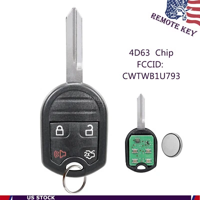 For 2012 2013 2014 2015 2016 2017 Ford Expedition Taurus Flex Key Remote Fob - Image 1 of 4
