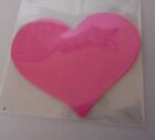 1x pair self adhesive covers Nipple pasties stickers Small Pink heart 5.5cm x 5 