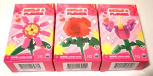 ORB Toys Build A Flower Iris Daisy Rose Building Blocks 41/33/32 Pcs New 3+ BOGO - Picture 1 of 20
