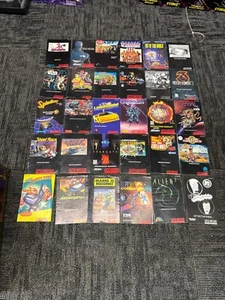 Super Nintendo Manuals - Choose your own! 24 Title Available - Picture 1 of 58