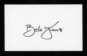 Bela Karolyi VERSTORBEN USA Damen Gymnastik Trainer 3x5 Karteikarte E26851 - Bild 1 von 1