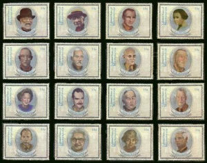 Micronesia: 2000 Twentieth Century Philanthropists (380a-380p) MNH - Picture 1 of 1