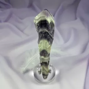 Large natural Chevron Amethyst crystal point with polished tip 85g SN54314 - Foto 1 di 4