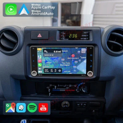 CarPlay For Toyota Land Cruiser 79-Series 1983-2006 Android 13 Car Stereo Radio - Image 1 of 4