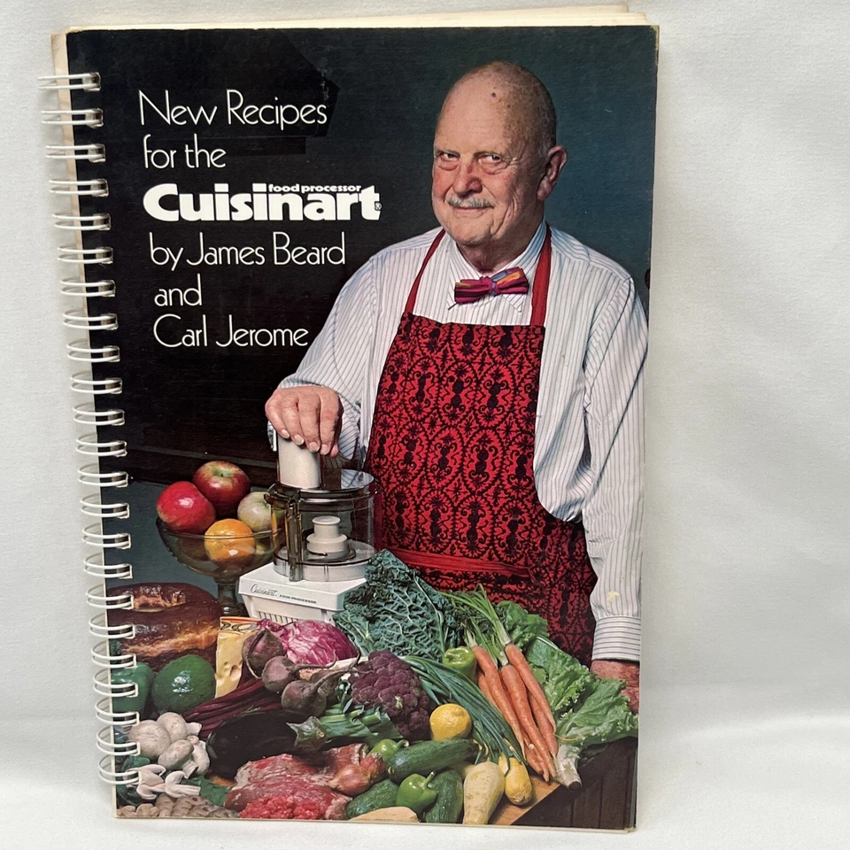 New Recipes For Cuisinart Food Processor by James Beard and Carl Jerome-1978 - Image 1 of 4