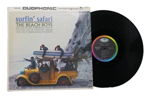 Surfin' Safari by The Beach Boys (Duophonic LP Vinyl Record, 1962, Capitol) - Picture 1 of 9