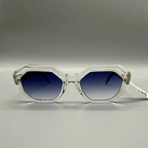 Gafas de sol Garrett Leight Jaqueline semiplanas ultra marinas degradadas octágonas - Imagen 1 de 6