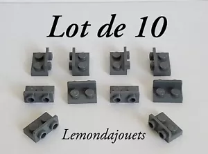 Lego 99780 Lot 10 x Bracket 1x2 - 1x2 Support Angle inversé Dark Bluish Gray - Foto 1 di 8