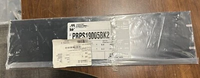 Hammond Manufacturing PBPS19005BK2 Panel Rack 19" X 5.25" X 0.075" Steel Black - Image 1 of 2