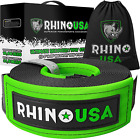 Rhino USA Recovery Tow Strap (3" X 20') Lab Tested 31,518Lb Break Strength - Hea