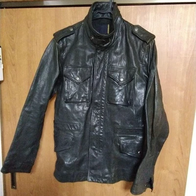 Chaqueta de cuero militar AVIREX M-65 S ancho 53 cm largo 64 cm Foto 1 de 4