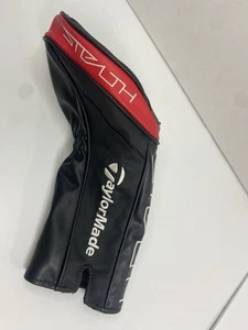 Vintage TaylorMade Golf Stealth schwarz rot Large Driver Head Cover Schlägerabdeckung - Bild 1 von 6
