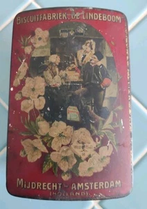 Antigua lata publicitaria de galletas Frou ca principios de 1900 - Imagen 1 de 13