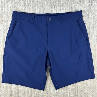 NOVO Holderness & Bourne The Slater Short 8.5" Costura Interna Azul Marinho Tamanho 34 $120 - Imagem 1 de 4