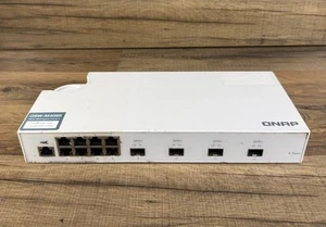 QNAP QSW-M408S 12-port 10Gbps SFP+ Managed Switch - No Power Cord - Picture 1 of 4