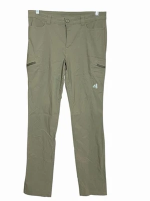 Pantalones de senderismo Eddie Bauer First Ascent para mujer T8 caqui elásticos de nailon al aire libre Foto 1 de 4