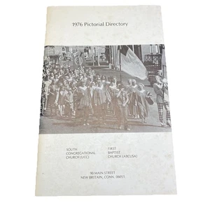 South Congregational Church New Britain Connecticut 1976 Pictorial Directory - Picture 1 of 16