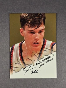 1998-99 Skybox Autographics Jason Williams Auto Rookie Card RC - Picture 1 of 4