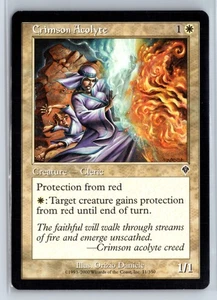 (5X) Crimson Acolyte Invasion Common – MTG Magic the Gathering Card - Picture 1 of 13