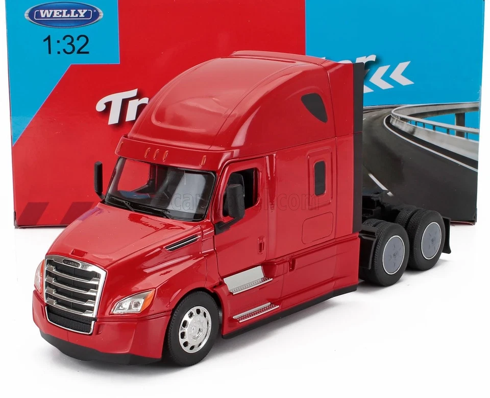 1/32 WELLY - FREIGHTLINER - CASCADIA TRACTOR TRUCK 3-ASSI 2018 WE32695WR - Immagine 1 di 1