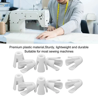 10Pcs Plastic Coil Claw Sturdy Durable Plastic Lightweight Cone Thread Holder - Image 1 of 4