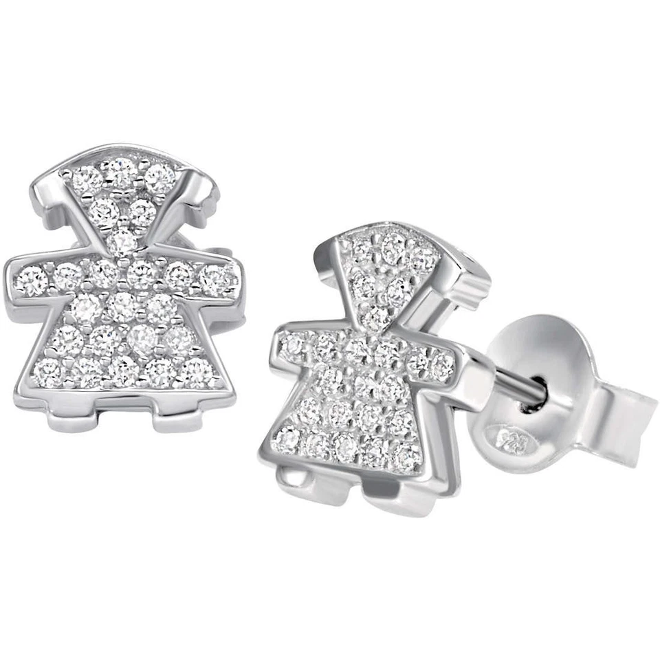 Orecchini Bliss Donna Simboli in Argento Zircone 20073539 - Immagine 1 di 1