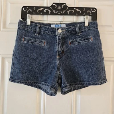Vintage TILT Womens Short Shorts Denim Blue Jeans Size 7 Grunge Y2K USA 90's - Image 1 of 4