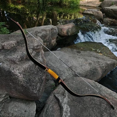 AF Archery 52" Black Fiber Tatar Bow – Handmade Traditional Recurve Horse Bow - Image 1 of 4