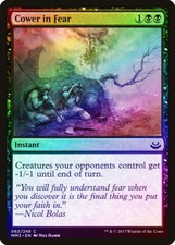 Cower in Fear FOIL Modern Masters 2017 NM Black Common MAGIC MTG CARD ABUGames