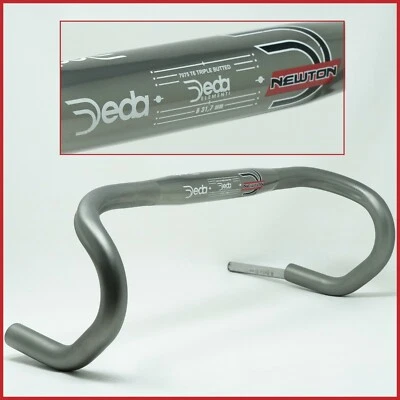 NOS DEDA NEWTON 31.7 HANDLEBAR BARS ROAD RACING VINTAGE OLD OVERSIZE GRAY NEW 46 - Image 1 of 4
