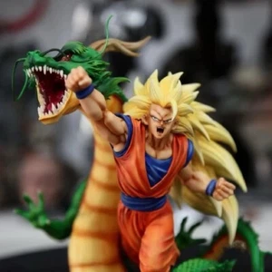 NEW BOX - Dragon Ball Z Goku Super Saiyan Shenron Action Figure Statue Figurine - Picture 1 of 7