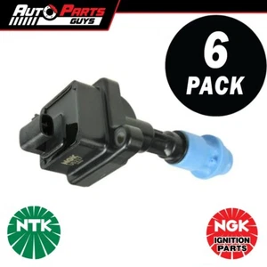 6 Pack NGK Ignition Coil fits Toyota Soarer JZZ30R 2.5L TT 05/91 - 07/96 | U5217 - Picture 1 of 1