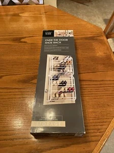 Over The Door Shoe Rack For 24 Pair Wall Hanging Closet Organizer Space Saving - Picture 1 of 3