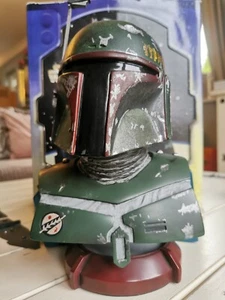 Diamond Legends 3D Boba Fett 1/2 Scale Resin Bust Opened Star Wars Statue 2021 - Imagen 1 de 4