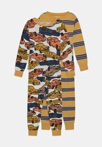 New Carter's Toddler Boys Stripes & Cars 4-Piece Tops & Bottoms Pajama Set 3 4 5 - Picture 1 of 4