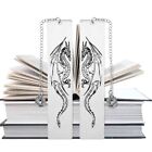 Anime Black Dragon Book Mark Stainless Steel Personalized Book Tags  Women