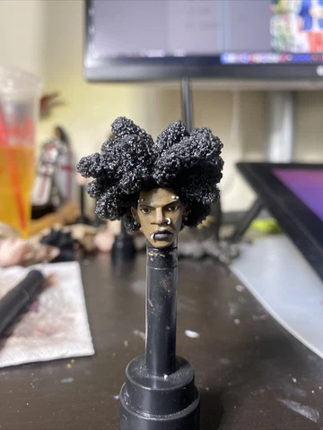 1:12 Hobie Brown Spider-Punk Painted Head Sculpt For 6" Male ML Cover