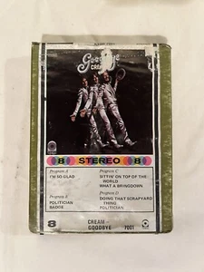 Cream Goodbye 8 Track Stereo Tape Atco 7001 Untested With Slipcase - Picture 1 of 5