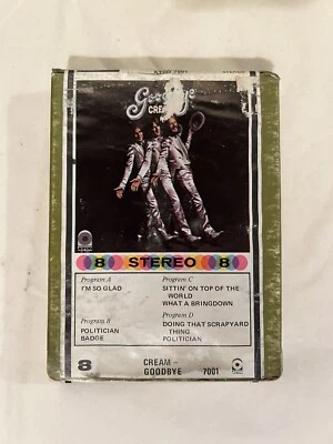 Cream Goodbye 8 Track Stereo Tape Atco 7001 Untested With Slipcase - Image 1 of 4