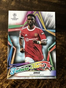 Amad 2021-22 Topps UEFA Champions League Future Stars Rookie Card RC Man U FS-14 - Bild 1 von 2