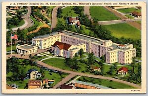 Vtg Excelsior Springs Missouri MO US Veterans Hospital No 99 1930s View Postcard