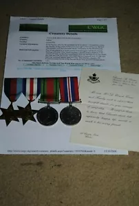 WW2 KOYLI officer medals KIA - Picture 1 of 4