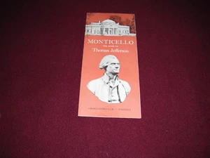 1960's Monticello Home of Thomas Jefferson Brochure - Picture 1 of 2