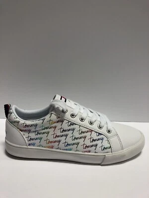 Tommy Hilfiger Big Kids’ Ashton Script, Zapatillas Blancas, Niños’ Talla 3 M Big Kid Foto 1 de 4