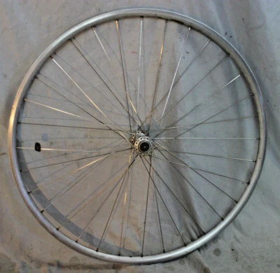 Campagnolo 700c Front Road Bike Wheel Silver 100/12mm 32S PV QR Campy US Shipper - Image 1 of 4