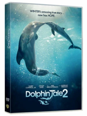 Dolphin Tale 2 DVD Children's & Family (2015) Morgan Freeman Quality Guaranteed - Image 1 of 4